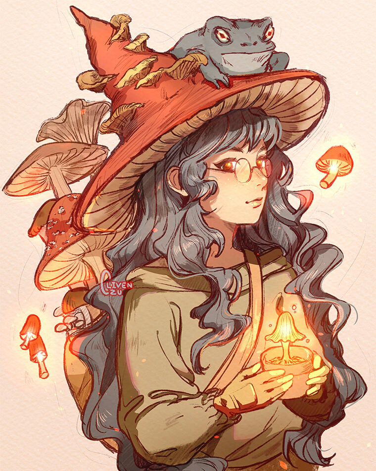 mushroom witch 2018