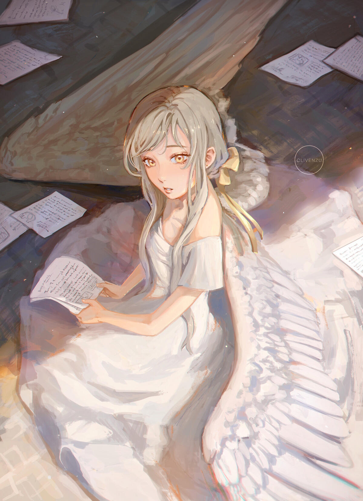 Reading letters from you